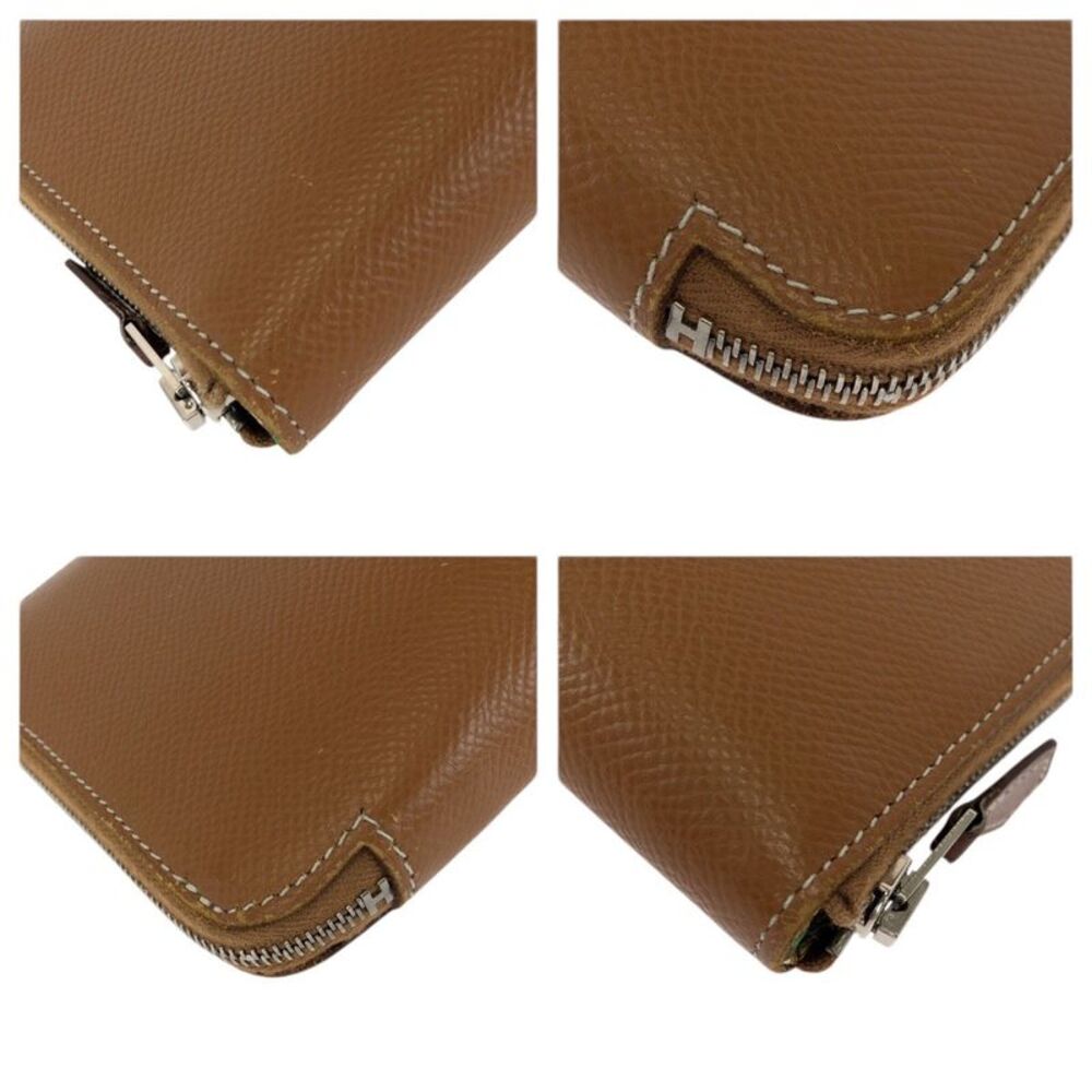 Hermes Azap Long Silk'in Wallet Brown - Picture 4 of 10